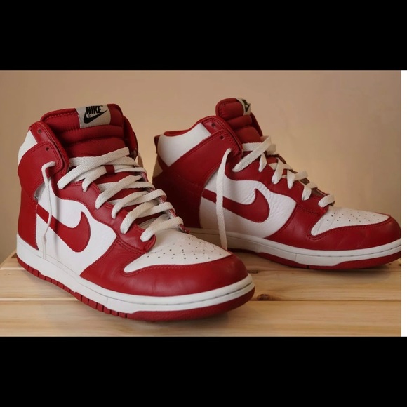 2003 nike dunk high varsity red